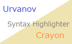 Urvanov Syntax Highlighter